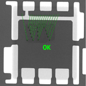 Lead frame deformation